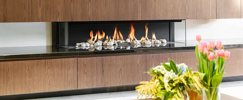 Double-height Fireplace Design Refurbishment in Fortuna Foothills, Arizona