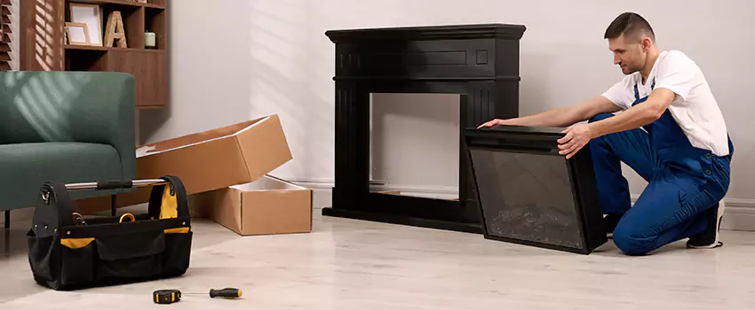 Old Rusted Metal Fireplace Repair And Replacement in Fortuna Foothills, AZ